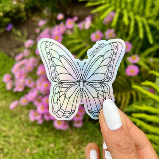 STICKER MARIPOSA