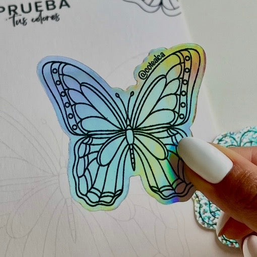 STICKER MARIPOSA