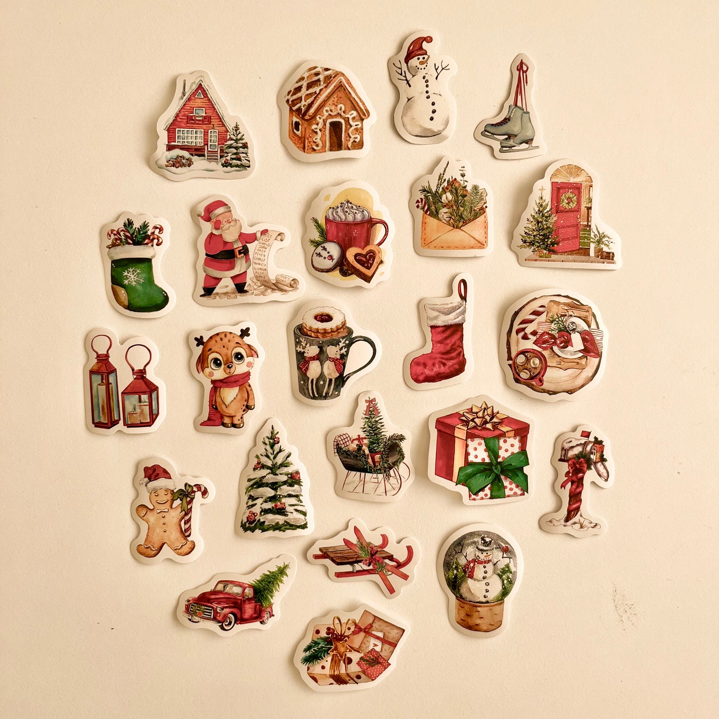 SET DE STICKERS MERRY CHRISTMAS
