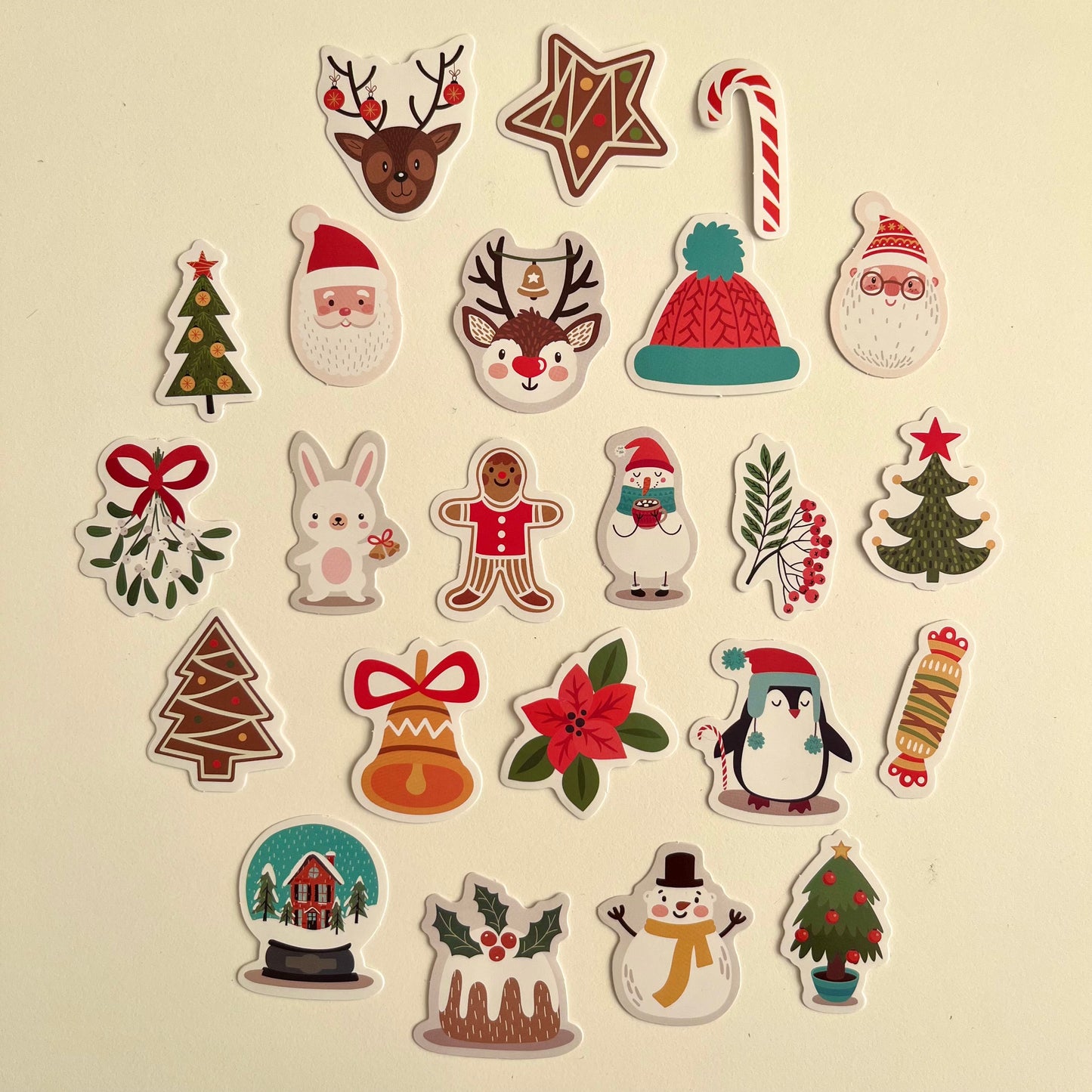 SET DE STICKERS NAVIDAD