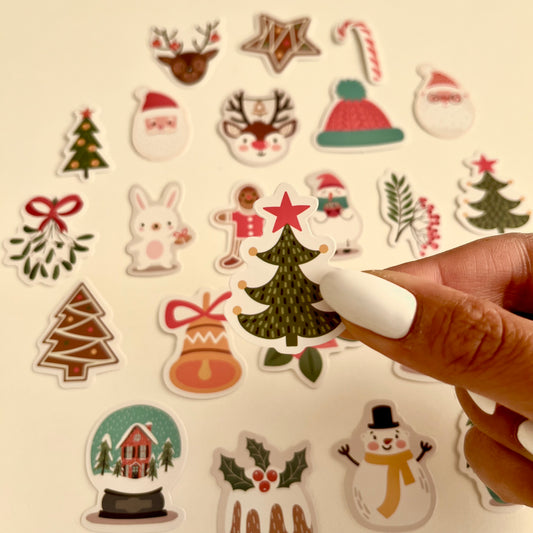 SET DE STICKERS NAVIDAD